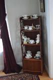 Tea cups & display unit