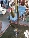 Curtis Jere "Flame" sculpture. Signed & dated