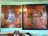 Pure Copper Alloy art. Original art from the Pan Am terminals. Mid Century