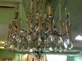 Sciolari Mid Century Modern Chrome Chandeliers