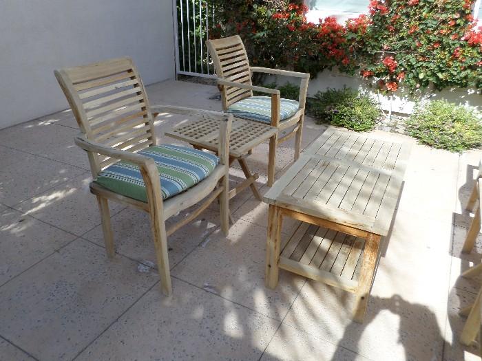 Teak Chairs and Tables