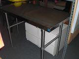 Stainless Steel table. Great for kitchen or patio!