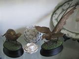 Pair of bronze pheasants. Fabulous for a library, study or desk.