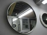 Mirror with Silver Trim 27 1/2" Round - $40