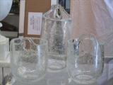 *NEW Shipment* Unusual Vases with bubble glass and notch to carry them.
