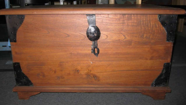 "Hope" Chest.  Roomy enough to store blankets.
