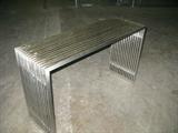 Metal Console. We have a matching coffee table!
