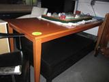 Light brown dining table