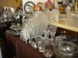 Assorted glassware
