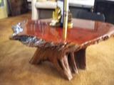 Real wood coffee table
