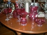 ANTIQUE CRANBERRY GLASS