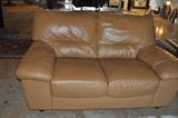 Leather Loveseat
