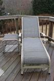 Cast aluminum lounge