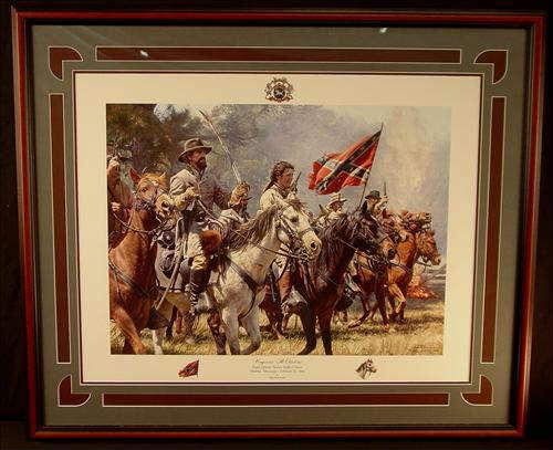 25 - Vengeance at Okolona, Major General Nathan Bedford Forrest Okolona, Mississippi, February 22, 1864, 34in. X 40in.
