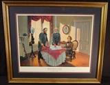 29 - Christian Patriots USA, Gen. T.J. Jackson, Gen. Robert E. Lee and President Jefferson Davis, 26in. X 30in.