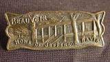 66 - Beauvoir,home of Jefferson Davis pin.