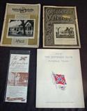 72 - Set of 4, The Louisville and Nashville Employee's Magazine, The Jefferson Davis Funeral Train, brochure, and confederate Veteran.