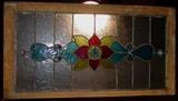 170 - Stained glass window, 36in. T, 19in. W.