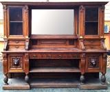 Massive Oak A H Davenport Sideboard, circa 1890