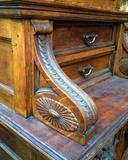 Massive Oak A H Davenport Sideboard, circa 1890