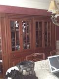 cabinets - china, books or display 2 glass front pieces and 2 open shelf end pieces..a center armoire is also available