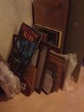 a great "dig thru"of art and frames..lots of rugs and other basement finds
