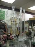 Magnificent Glass candelabras.