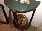 marble top hall table