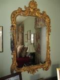 LOUIS XVI STYLED GOLD MIRROR
