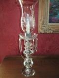 VINTAGE CRYSTAL BUFFETLAMP