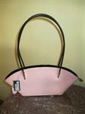 Beijo Pink Patton Leather Bag - NEW
