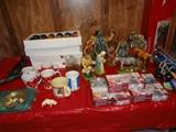 nativity scene & other Christmas