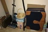 Misc. suitcases, vacuum etc. 