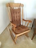 Vintage oak rocker