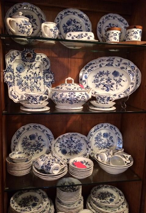 Blue Danube china set.