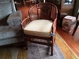 Vintage rattan chair.