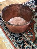 LARGE copper bucket w/ bail handle