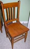 ONE OF 4 REFINISHED CHAIRS