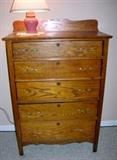 ONE OF SEVERAL NICE OAK DRESSERS