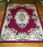 One of several area rugs.