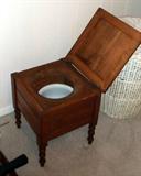 Antique potty training chair.
