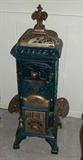 Unusual Cast Iron Enameled Stove
