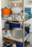 Many items from catering business.