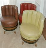 Vintage barrel chairs