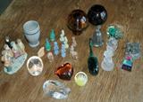 Miscellaneous crystal pieces by Swarovski and others