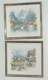 Color prints of German Castles including Neuschwanstein, Linderhof