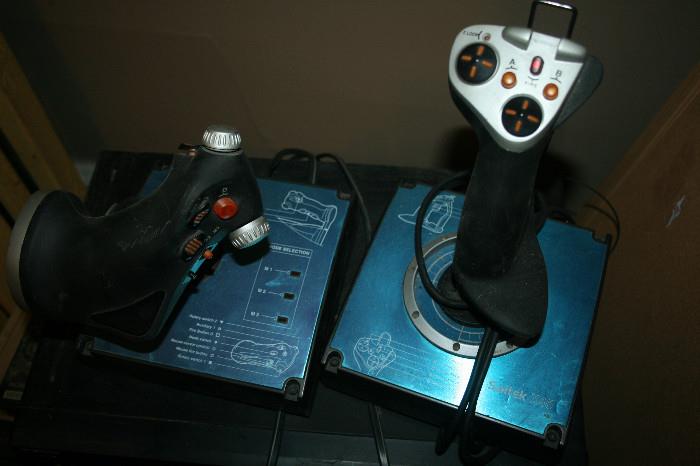 Saitek X-45 Flight Simulator Joystick & Throttle