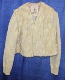 Genuine Mink Cream Fur Jacket