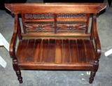 Small Wooden Posing Bench