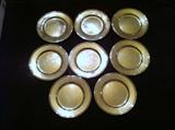 8 Sterling Bread Plates
